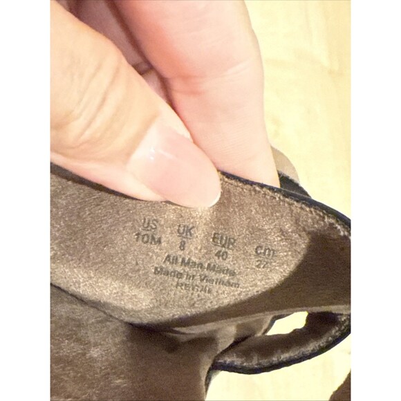 Natural Soul Naturalizer Regal Sandal Slingback Wedge Heel Black Size 10 NWOB - Picture 8 of 8